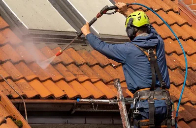 Démoussage et hydrofuge de toiture à Frontenaud